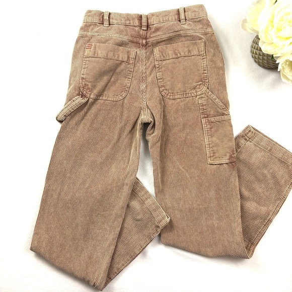 UO BDG Khaki Corduroy High-Waisted “Mom” 80’s Style Straight Ankle Pants Size 2 - Picture 8 of 16
